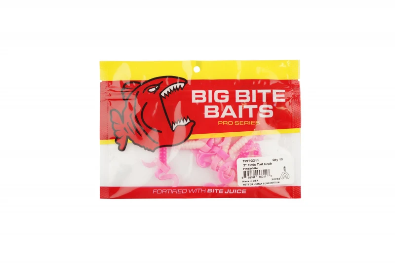 Big Bite Baits Twin Tail Grub 4.0 (10-pcs) – Bild 2